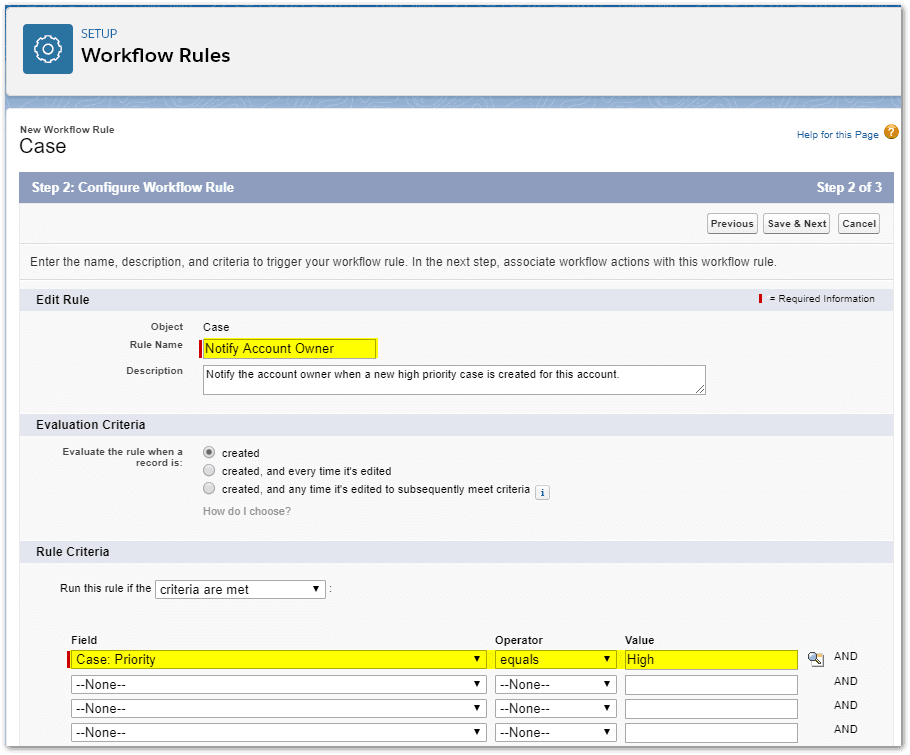 Salesforce Automation with Workflow Rules KeyNode Solutions
