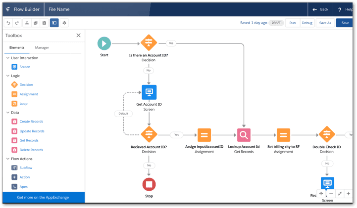 Flow Builder in Salesforce