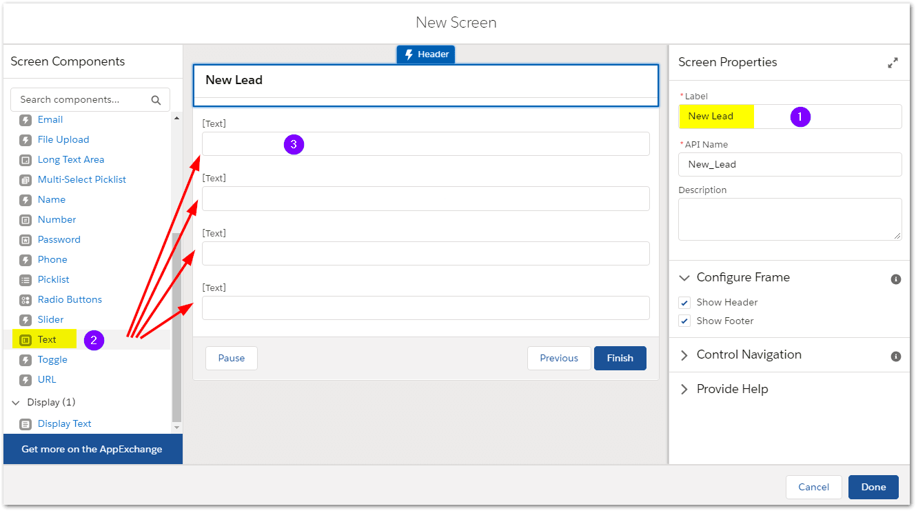 User Interface creation in Salesforce