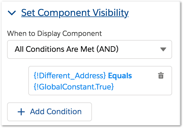 Flow Builder Update -- Component Visibility