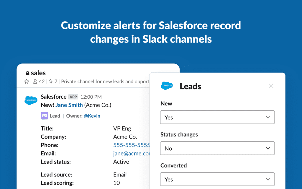 Slack-Triggered Alerts in Salesforce