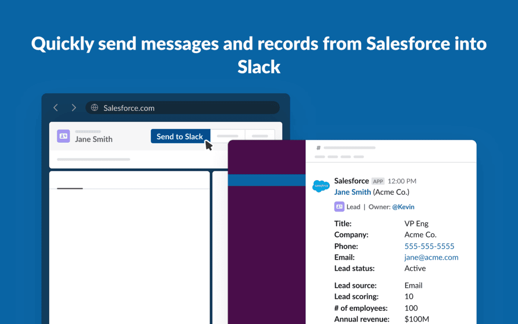 Send Records from Salesforce