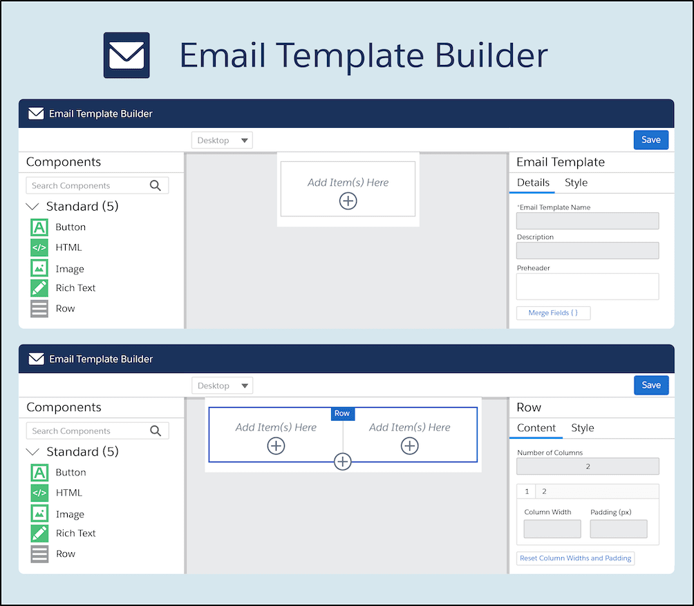 Lighting Email Template Builder