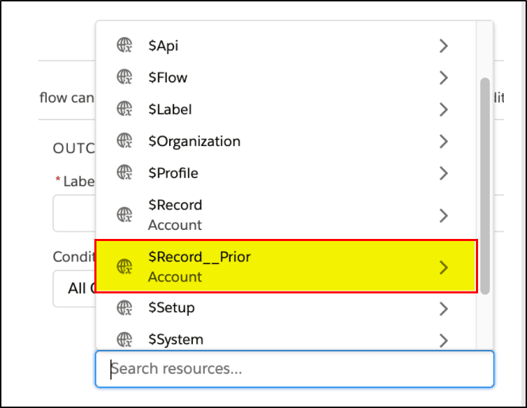 Record Prior Value in Flow Builder