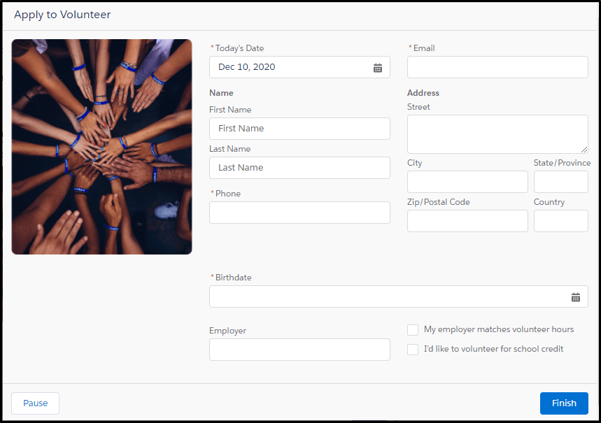 Multi-Column Salesforce Screen Flow example